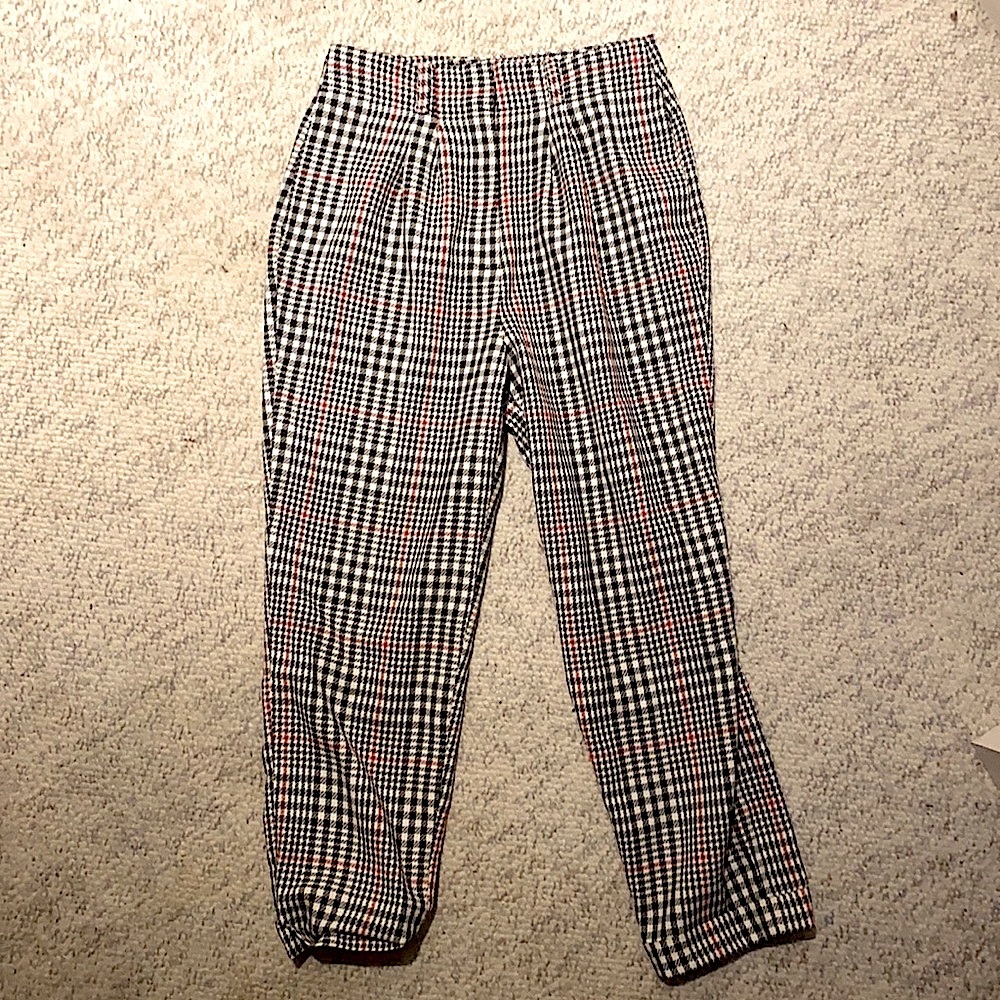 Topshop Checkered Pants
